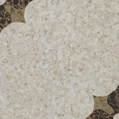 Settecento Accademia Dec.Fioere Beige/Caramel/Caffe Lapp. Rett. 47.8x47.8 напольная плитка