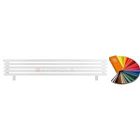 Arbiola Gorizont Ritmo HZ 1500-40-05 секций цветной горизонтальный  радиатор c боковым подключением (на ножках)