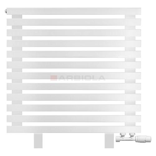 Arbiola Gorizont Ritmo VZ 750-40-12 секций белый горизонтальный  радиатор c нижним подключением (на ножках)