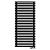 Arbiola Ritmo Gorizont V 750-40-28 секций чёрный горизонтальный радиатор c нижним подключением