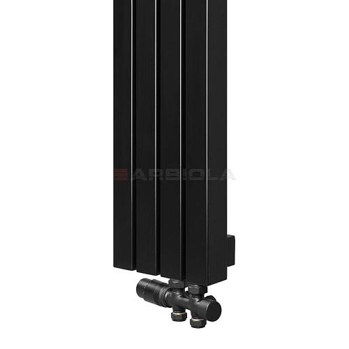 Arbiola Mono V 700-60-18 секции черный вертикальный радиатор c нижним подключением