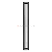 Arbiola Compact H 2200-63-05 секции черный вертикальный радиатор c боковым подключением