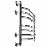 Terminus Виктория 500х796 (500 мм) с боковым подключением Водяной полотенцесушитель 