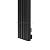 Arbiola Compact H 2200-63-16 секции черный вертикальный радиатор c боковым подключением