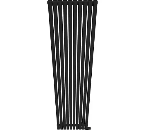 КЗТО QUADRUM 30 V 1- 1750-4 R RAL1T103S9005 Радиатор (черный матовый муар) с нижним подключением