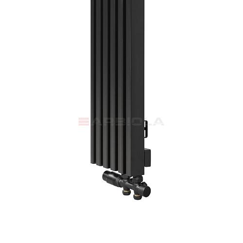 Arbiola Compact V 750-63-28 секции черный вертикальный радиатор c нижним подключением