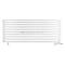 Arbiola Gorizont Ritmo VZ 1500-40-12 секций белый горизонтальный  радиатор c нижним подключением (на ножках)