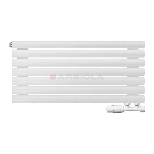 Arbiola Gorizont Iris V 700-42-07 секции белый горизонтальный радиатор c нижним подключением