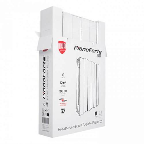 Royal Thermo  Piano Forte Bianco Traffico 500/6 секций БиМеталлический радиатор
