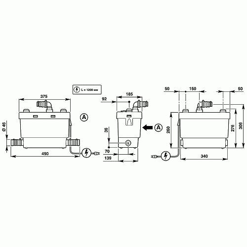 SFA SANISPEED канализационная установка