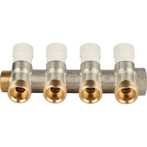 SMB 6851 013404 Stout Коллектор распределительный 1", 4 отвода 3/4"ЕК 