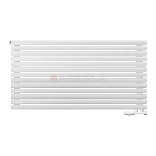 Arbiola Gorizont Iris V 1200-42-13 секции белый горизонтальный радиатор c нижним подключением