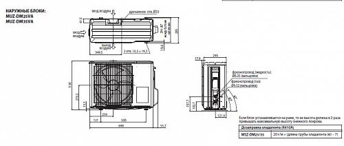 Настенные сплит-системы Mitsubishi Electric MSZ-DM25VA / MUZ-DM25VA Inverter