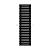 Arbiola Gorizont Liner H 500-36-25 секции черный горизонтальный радиатор c боковым подключением