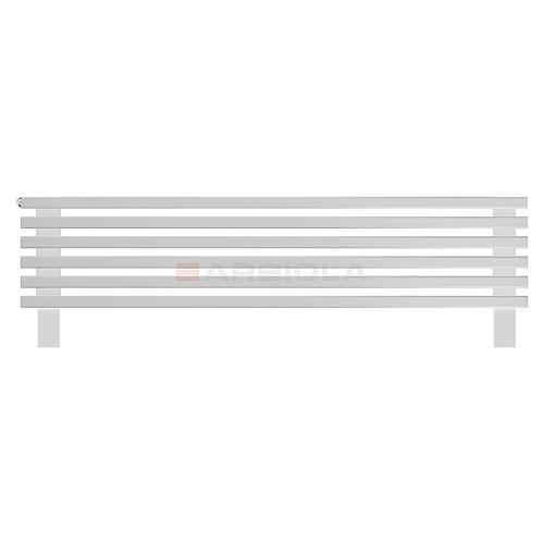 Arbiola Gorizont Compact HZ 1250-63-06 секции белый горизонтальный радиатор c боковым подключением с ножками