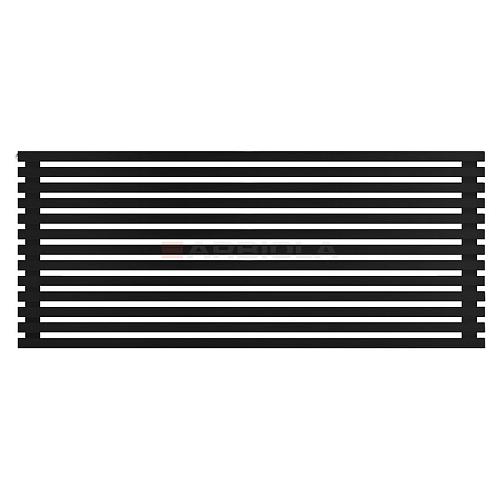 Arbiola Gorizont Ritmo H 2000-40-13 секций чёрный горизонтальный  радиатор c боковым подключением