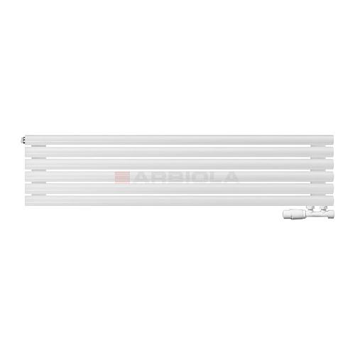 Arbiola Gorizont Iris V 1200-42-06 секции белый горизонтальный радиатор c нижним подключением