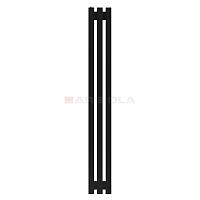  Arbiola Ritmo H 1200-40-03 секции черный вертикальный радиатор c боковым подключением