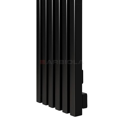  Arbiola Ritmo H 1800-40-12 секции черный вертикальный радиатор c боковым подключением