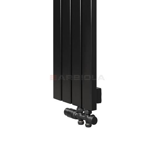 Arbiola Liner V 1250-36-04 секции черный вертикальный радиатор c нижним подключением