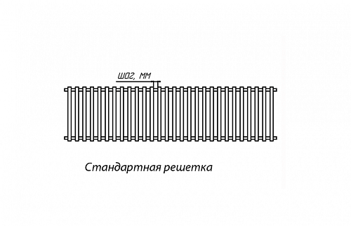 Бриз КЗТО 260 - 1000 мм Решетка декоративная бук