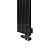 Arbiola Liner V 1800-36-13 секции черный вертикальный радиатор c нижним подключением
