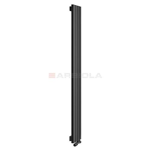 Arbiola Liner V 1800-36-06 секции черный вертикальный радиатор c нижним подключением