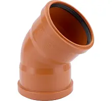 Ostendorf KGBD 2M Отвод двухраструбный 110x45° для наружной канализации