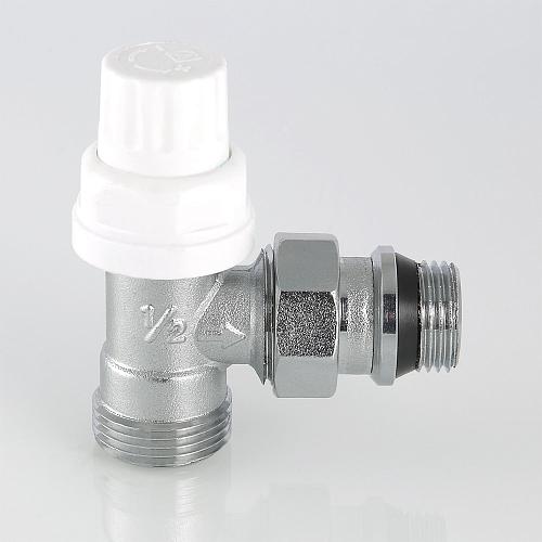 Valtec 1/2 x 3/4" (евроконус) Клапан радиаторный угловой с дополнительным уплотнением