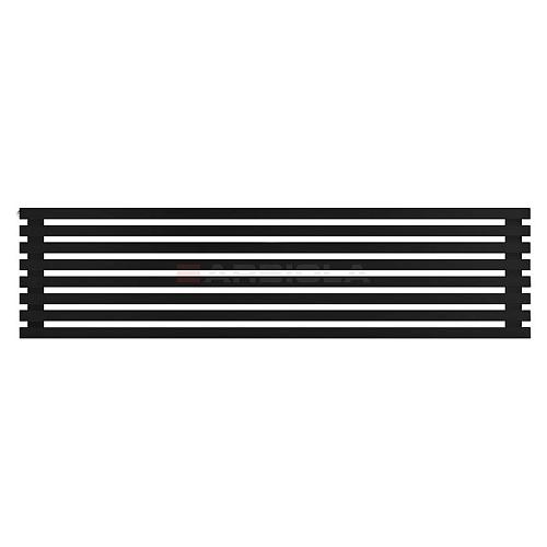 Arbiola Gorizont Ritmo H 2000-40-08 секций чёрный горизонтальный  радиатор c боковым подключением