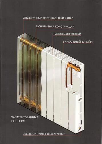 Rifar Supremo 500 - 12 секции биметаллический секционный  радиатор
