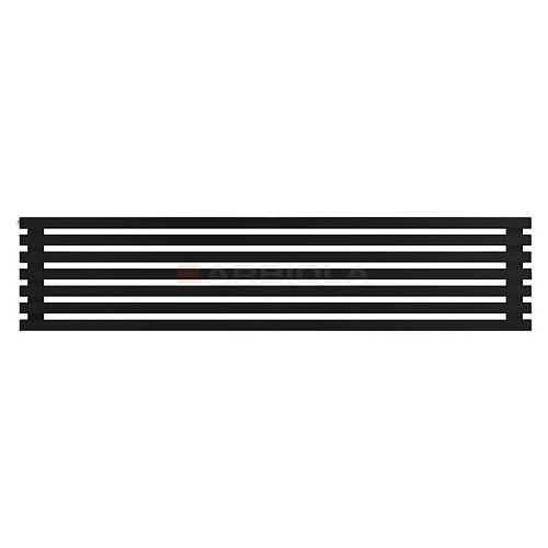 Arbiola Gorizont Ritmo H 2000-40-07 секций чёрный горизонтальный  радиатор c боковым подключением