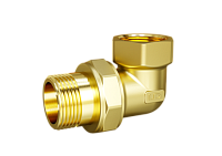 Сгон разъёмный угловой (американка) латунь