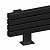 Arbiola Gorizont Mono HZ 2200-60-10 секции черный горизонтальный радиатор c боковым подключением (с ножками)