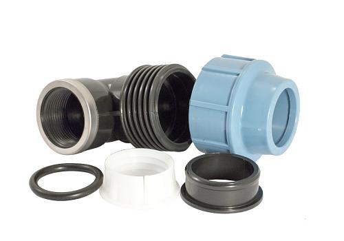Unipum D32x3/4" Отвод 90 в/р фитинг для труб ПНД