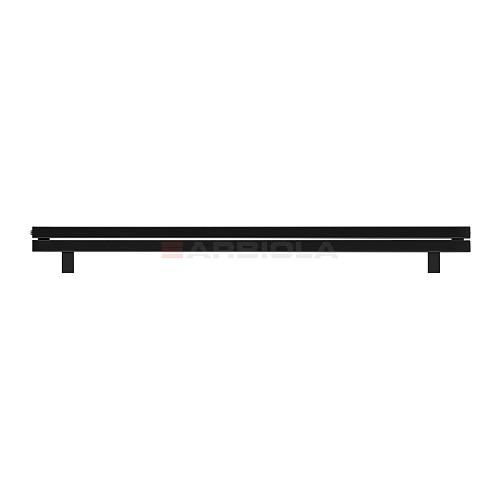 Arbiola Gorizont Liner HZ 2200-36-02 секции черный горизонтальный радиатор c боковым подключением с ножками
