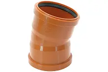 Ostendorf KGBD 2M Отвод двухраструбный 110x15° для наружной канализации