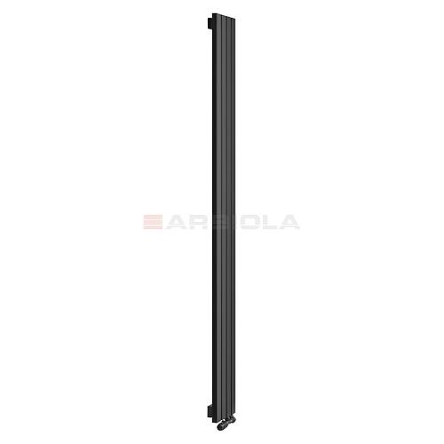 Arbiola Liner V 2200-36-06 секции черный вертикальный радиатор c нижним подключением