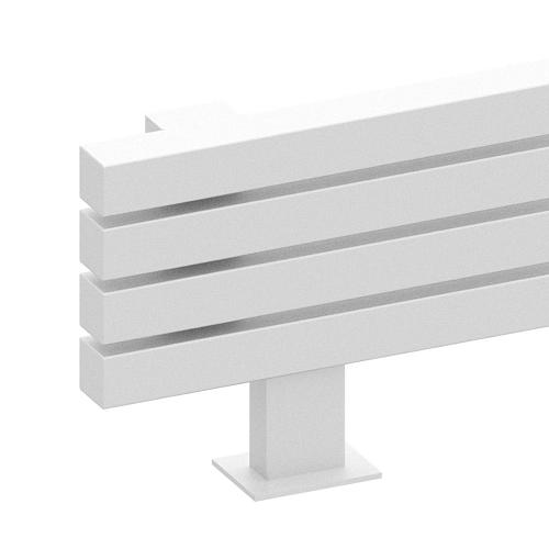 Arbiola Gorizont Mono VZ 2000-60-12 секции цветной горизонтальный радиатор c нижним подключением (с ножками)