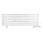 Arbiola Gorizont Ritmo VZ 1200-40-07 секций белый горизонтальный  радиатор c нижним подключением (на ножках)