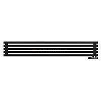 Arbiola Ritmo Gorizont V 1500-40-05 секций чёрный горизонтальный радиатор c нижним подключением