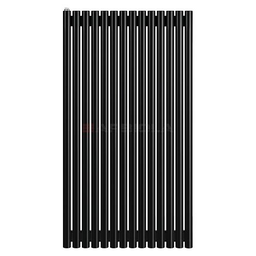 Arbiola Iris 42 H 1200-42-14 секции черный вертикальный радиатор c боковым подключением