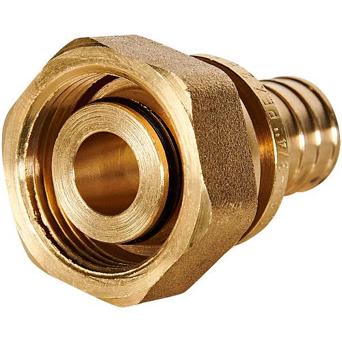 ROMMER Переходник с накидной гайкой (евроконус) 20xG3/4 для трубы из сшитого полиэтилена осевой