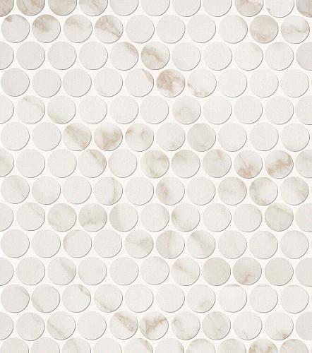 Fap Ceramiche Roma Diamond Calacatta Round Gres Mos.29,5×32,5 см Мозаика