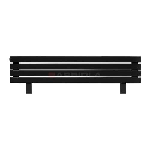 Arbiola Gorizont Liner HZ 1500-36-04 секции черный горизонтальный радиатор c боковым подключением с ножками