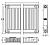 Kermi FKO 11 300х400 панельный радиатор с боковым подключением