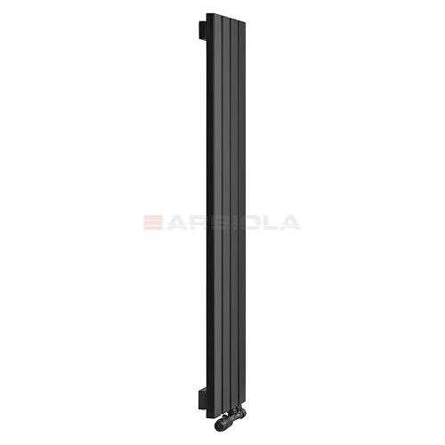 Arbiola Liner V 1250-36-09 секции черный вертикальный радиатор c нижним подключением