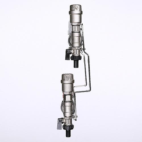 Valtec 1", 4 x 3/4", евроконус Коллекторный блок с регулировочными клапанами и расходомерами