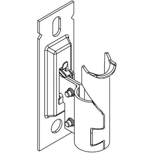 Arbonia Кронштейн зажимной фиксированный для трубчатых радиаторов RAL7016
