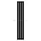 Arbiola Mono H 2500-60-07 секции черный вертикальный радиатор c боковым подключением